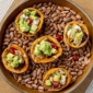 Avocado Mathri Chaat made in Jugni restaurant, the best restaurant in Koramangala.