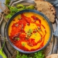 Double Fry Yellow Dal made in Jugni restaurant, the best restaurant in Koramangala.