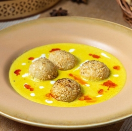 Kaju Kofta Curry made in Jugni restaurant, the best restaurant in Koramangala.